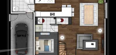 Programme terrain + maison à La Vacherie en Eure (27) de 112 m² à vendre au prix de 303700€ - 4