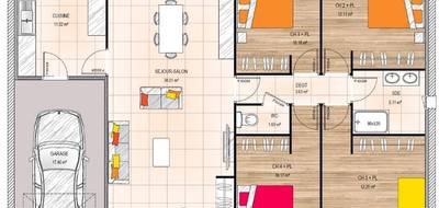 Programme terrain + maison à Erdre-en-Anjou en Maine-et-Loire (49) de 100 m² à vendre au prix de 245000€ - 4