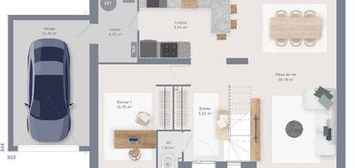 Programme terrain + maison à Villebon-sur-Yvette en Essonne (91) de 120 m² à vendre au prix de 380000€ - 4