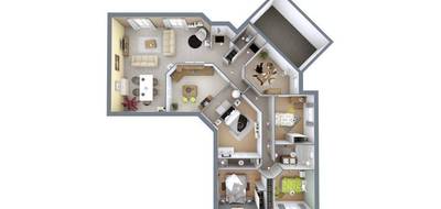 Programme terrain + maison à Cadaujac en Gironde (33) de 146 m² à vendre au prix de 490000€ - 4