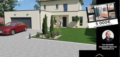 Programme terrain + maison à Plateau-des-Petites-Roches en Isère (38) de 147 m² à vendre au prix de 625500€ - 2