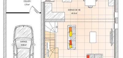 Programme terrain + maison à Étriché en Maine-et-Loire (49) de 90 m² à vendre au prix de 251000€ - 4