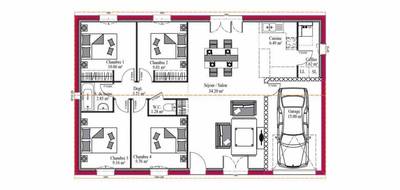 Programme terrain + maison à Laruscade en Gironde (33) de 90 m² à vendre au prix de 198900€ - 4