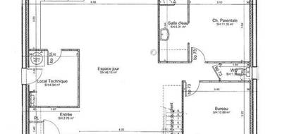 Programme terrain + maison à Mesnières-en-Bray en Seine-Maritime (76) de 85 m² à vendre au prix de 199000€ - 4