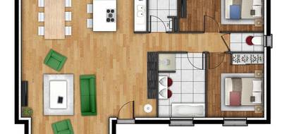 Programme terrain + maison à Val-de-Scie en Seine-Maritime (76) de 91 m² à vendre au prix de 233000€ - 3