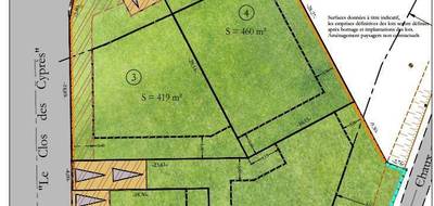 Terrain seul à Rochefort-du-Gard en Gard (30) de 460 m² à vendre au prix de 114900€ - 3