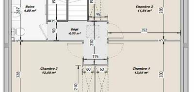 Programme terrain + maison à Montélimar en Drôme (26) de 93 m² à vendre au prix de 257800€ - 4