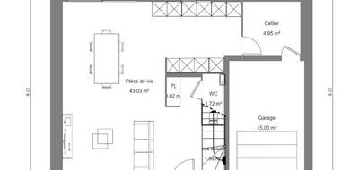 Programme terrain + maison à Hermies en Pas-de-Calais (62) de 92 m² à vendre au prix de 209000€ - 3