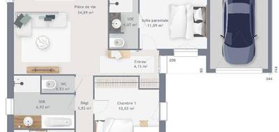 Programme terrain + maison à Avelin en Nord (59) de 106 m² à vendre au prix de 375000€ - 3