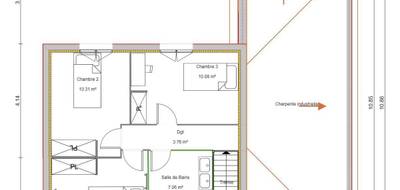 Programme terrain + maison à Juliénas en Rhône (69) de 107 m² à vendre au prix de 364000€ - 2