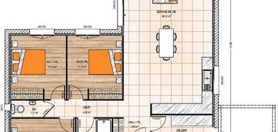 Programme terrain + maison à Saint-Augustin-des-Bois en Maine-et-Loire (49) de 105 m² à vendre au prix de 288600€ - 4