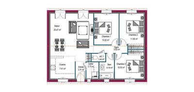 Programme terrain + maison à Domme en Dordogne (24) de 78 m² à vendre au prix de 204000€ - 2