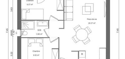 Programme terrain + maison à Nampcel en Oise (60) de 50 m² à vendre au prix de 155000€ - 3