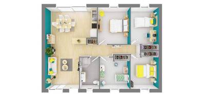Programme terrain + maison à Saint-Brevin-les-Pins en Loire-Atlantique (44) de 60 m² à vendre au prix de 268228€ - 4