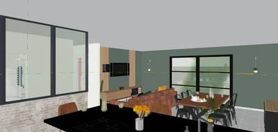 Programme terrain + maison à Roost-Warendin en Nord (59) de 93 m² à vendre au prix de 207620€ - 3