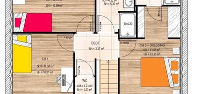 Programme terrain + maison à Saint-Georges-sur-Loire en Maine-et-Loire (49) de 98 m² à vendre au prix de 244500€ - 4