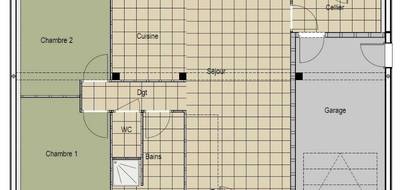 Programme terrain + maison à Sainte-Jamme-sur-Sarthe en Sarthe (72) de 73 m² à vendre au prix de 199000€ - 3