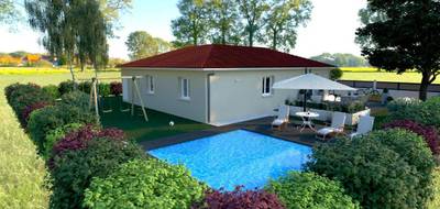 Programme terrain + maison à Gillonnay en Isère (38) de 90 m² à vendre au prix de 236329€ - 1