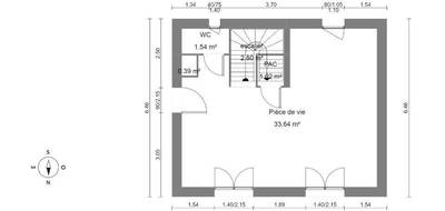 Programme terrain + maison à Saignon en Vaucluse (84) de 70 m² à vendre au prix de 241240€ - 4