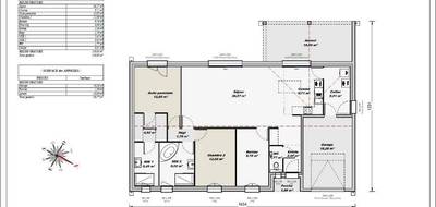 Programme terrain + maison à Anais en Charente (16) de 110 m² à vendre au prix de 249000€ - 4