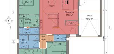 Programme terrain + maison à Doix lès Fontaines en Vendée (85) de 87 m² à vendre au prix de 192607€ - 4