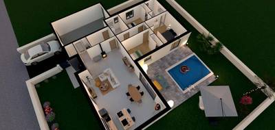 Programme terrain + maison à La Chapelle-de-Guinchay en Saône-et-Loire (71) de 108 m² à vendre au prix de 305000€ - 3