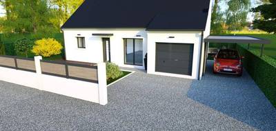 Programme terrain + maison à Chambourg-sur-Indre en Indre-et-Loire (37) de 90 m² à vendre au prix de 226000€ - 1