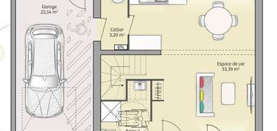 Programme terrain + maison à Jouarre en Seine-et-Marne (77) de 81 m² à vendre au prix de 278000€ - 4