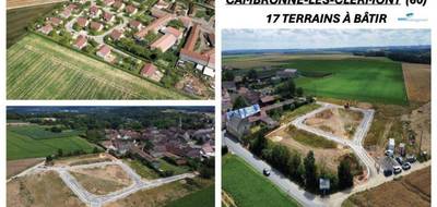 Terrain seul à Cambronne-lès-Clermont en Oise (60) de 509 m² à vendre au prix de 88500€ - 1