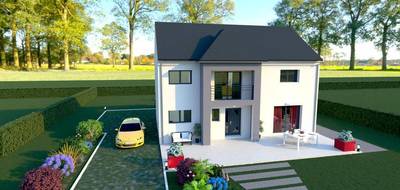 Programme terrain + maison à Magny-le-Hongre en Seine-et-Marne (77) de 124 m² à vendre au prix de 386000€ - 1