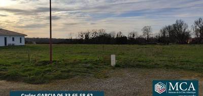 Terrain seul à Montgaillard en Landes (40) de 975 m² à vendre au prix de 39000€ - 1