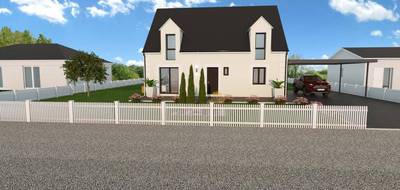 Programme terrain + maison à Genillé en Indre-et-Loire (37) de 135 m² à vendre au prix de 294750€ - 1