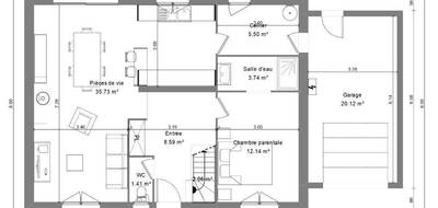 Programme terrain + maison à Grangues en Calvados (14) de 100 m² à vendre au prix de 427400€ - 4