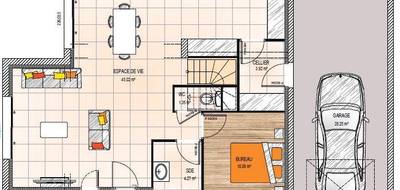 Programme terrain + maison à Marcé en Maine-et-Loire (49) de 123 m² à vendre au prix de 320900€ - 4