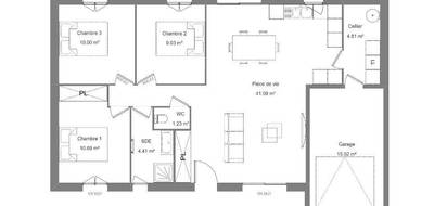Programme terrain + maison à Saint-Flovier en Indre-et-Loire (37) de 81 m² à vendre au prix de 170500€ - 4