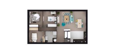 Programme terrain + maison à Hôpital-Camfrout en Finistère (29) de 82 m² à vendre au prix de 239134€ - 2