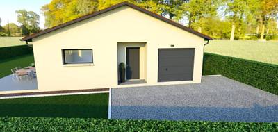 Programme terrain + maison à Montrevel-en-Bresse en Ain (01) de 88 m² à vendre au prix de 232000€ - 2