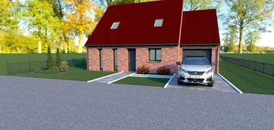 Programme terrain + maison à Holque en Nord (59) de 90 m² à vendre au prix de 252000€ - 1