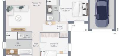 Programme terrain + maison à Norville en Seine-Maritime (76) de 106 m² à vendre au prix de 311146€ - 4