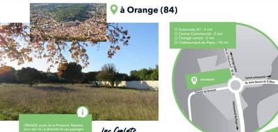 Terrain seul à Orange en Vaucluse (84) de 648 m² à vendre au prix de 139900€ - 4