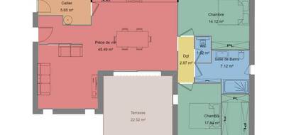 Programme terrain + maison à Saint-Remèze en Ardèche (07) de 95 m² à vendre au prix de 397850€ - 4