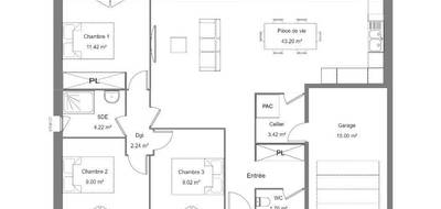 Programme terrain + maison à Chambourg-sur-Indre en Indre-et-Loire (37) de 80 m² à vendre au prix de 211000€ - 4