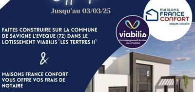 Terrain seul à Savigné-l'Évêque en Sarthe (72) de 288 m² à vendre au prix de 37000€ - 3