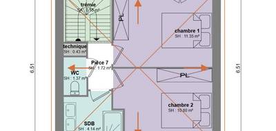 Programme terrain + maison à Roquebrune-sur-Argens en Var (83) de 120 m² à vendre au prix de 555000€ - 3