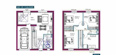 Programme terrain + maison à Bordeaux en Gironde (33) de 91 m² à vendre au prix de 549000€ - 3