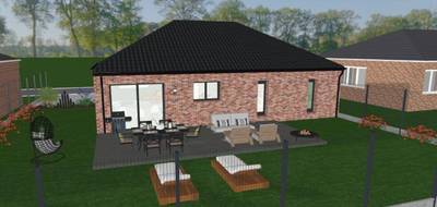 Programme terrain + maison à Montigny-en-Ostrevent en Nord (59) de 93 m² à vendre au prix de 197111€ - 2