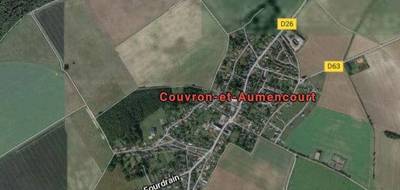 Terrain seul à Couvron-et-Aumencourt en Aisne (02) de 781 m² à vendre au prix de 42955€ - 1