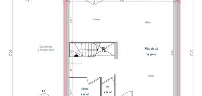 Programme terrain + maison à Pussay en Essonne (91) de 89 m² à vendre au prix de 230245€ - 4