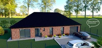 Programme terrain + maison à Cambrai en Nord (59) de 140 m² à vendre au prix de 344600€ - 1