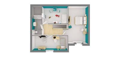 Programme terrain + maison à Haveluy en Nord (59) de 102 m² à vendre au prix de 229700€ - 4